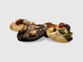 Corcheas de choco negro y blanco
